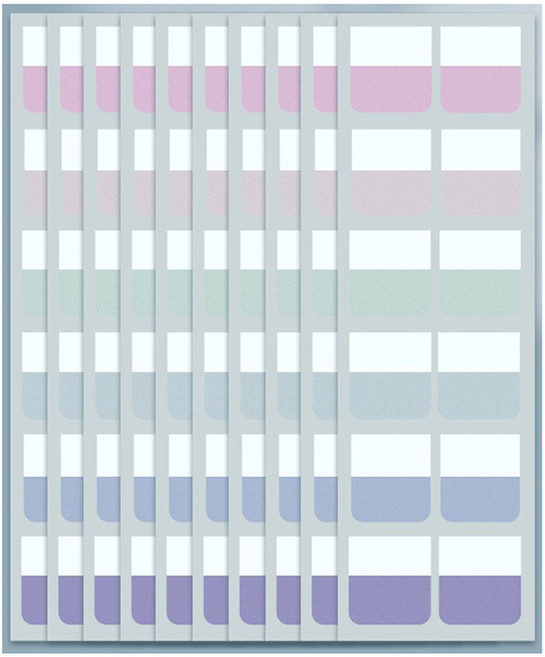 만들하비 인덱스 접착 메모지 대용량 09 파스텔컬러, 1개, 120개입