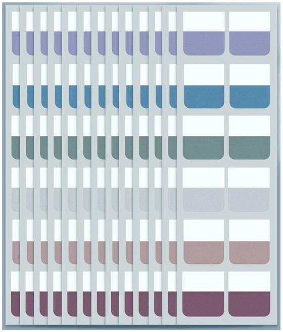 만들하비 인덱스 접착 메모지 대용량 03 빈티지컬러, 1개, 120개입