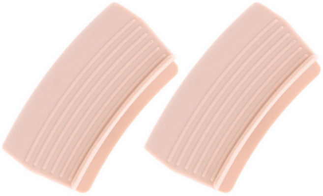 소프트 실리콘 냄비 손잡이, 핑크, 2개