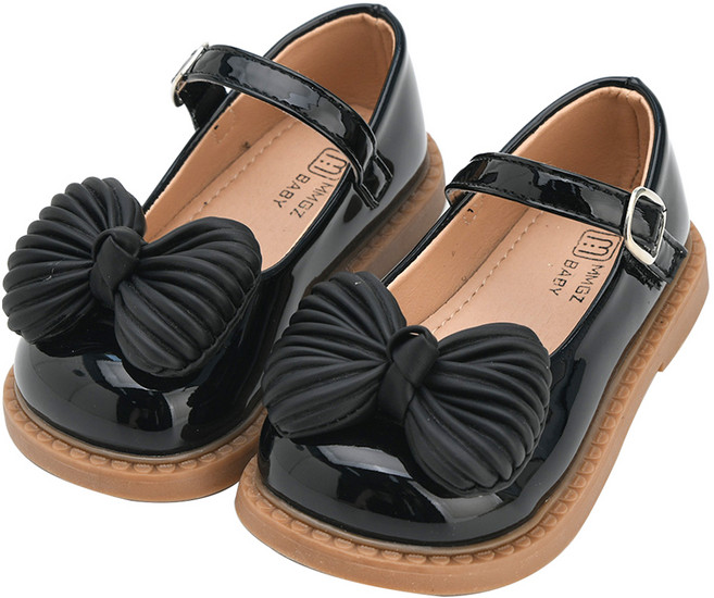 래빗풋 여아용 머랭리본 구두