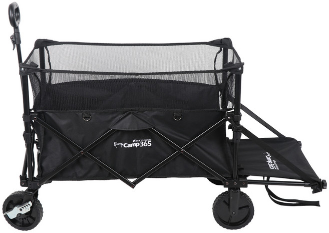 캠프365 파파웨건 루프탑 캠핑트레일러, 블랙, 1개