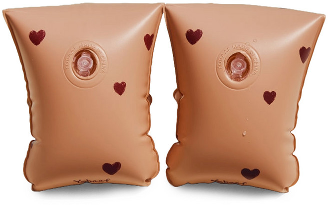 요바프 유아용 암튜브 암링 15 x 24 cm 2p, 하트, 1개