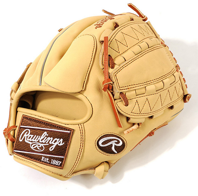 롤링스 HOH 스페셜 메이크업 SMU 투수 및 올라운드 글러브 우투용 GH4WXHD206-12, 카멜 + 탄, 1개