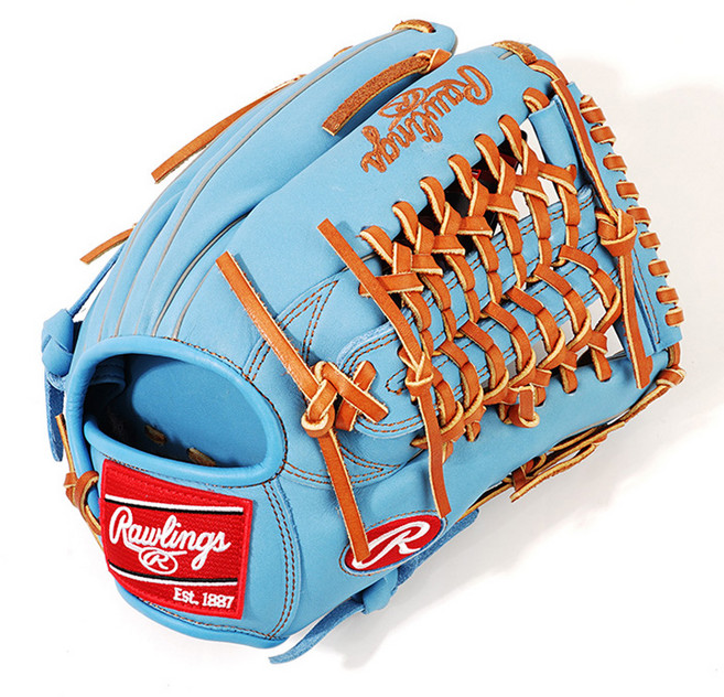 롤링스 HOH 스페셜 메이크업 SMU 글러브 우투용 GH4WXHDN65-4V-B, 컬럼비아블루 + 탄, 1개