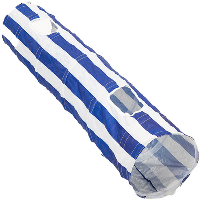 데이소이 고양이 심플 접이식 터널 ONE SIZE, 블루, 1개