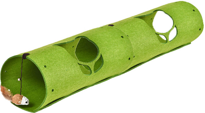 데이소이 고양이 조각조각 퍼즐 터널 2단 ONE SIZE, 그린, 1개