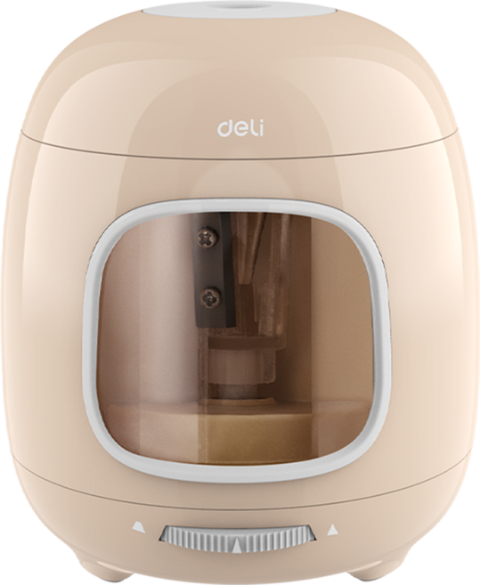 델리 몽돌 자동연필깎이 CH13, 베이지, 1개