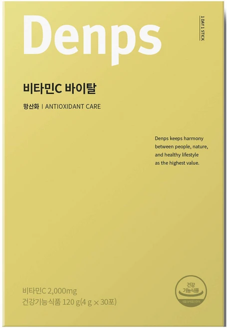 덴프스 비타민C 바이탈 30p, 120g, 1박스 - 쿠팡