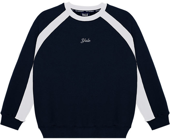 예일키즈 아동용 래글런 슬리브 배색 맨투맨 YJPTMTD33127