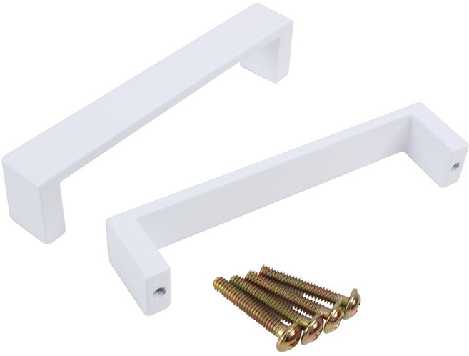 코텍스 국산 가구손잡이 체어맨 96mm 화이트, 2개