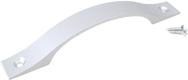 가구손잡이 쏘렌토홀 96mm 전면고정 Silver, 1개