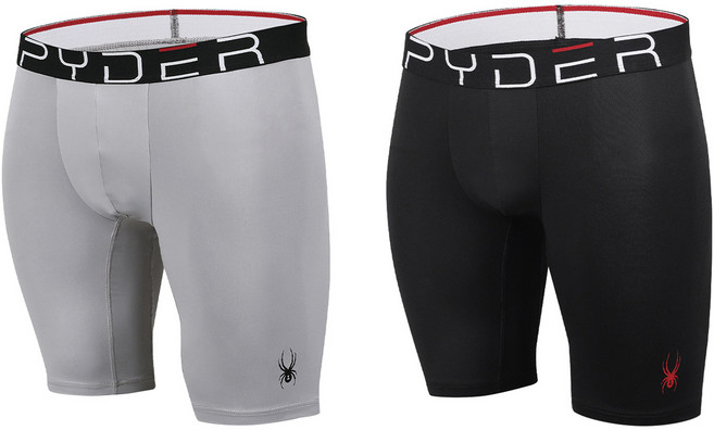 스파이더 남성용 빅로고 시그니처 롱 드로즈 팬티 2종 세트