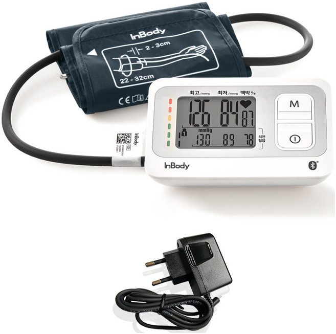 인바디 가정용 자동 혈압계 MD6280 + 어댑터 세트, 1세트, 혈압계(MD6280)