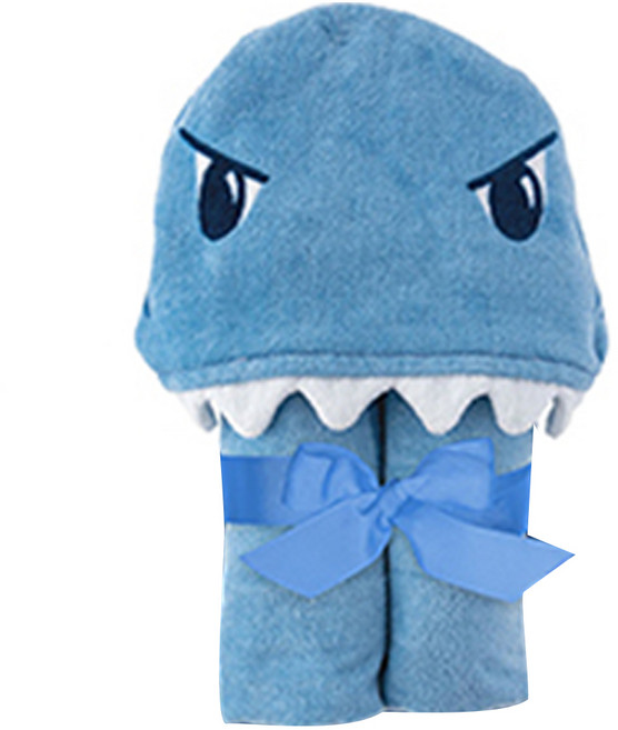 스테판조셉 후드 비치타월, 상어A, 1개