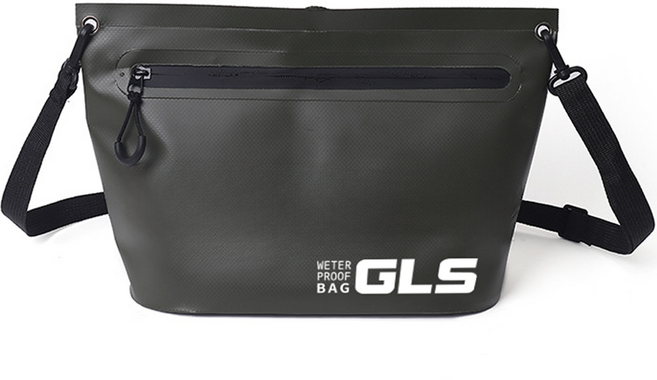 GLS 물놀이 워터프루프 다용도 방수 크로스백, 딥카키
