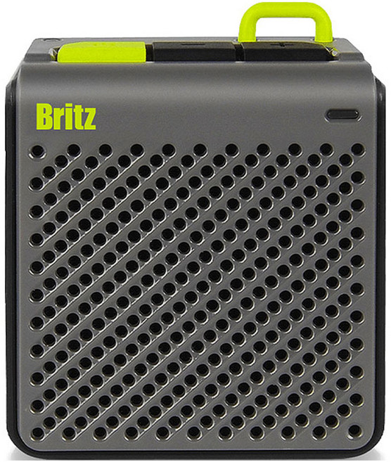 브리츠 휴대용 블루투스 스피커, BR-ST202, 그레이