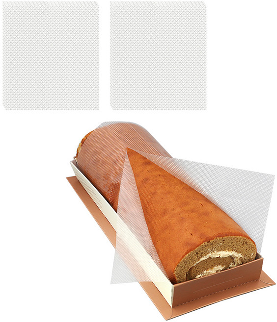 해피락 롤케익 엠보싱 빵 포장지 24 x 30 cm, 200개