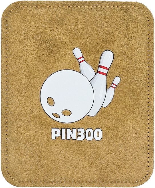 핀300 볼링 가죽 볼타올, 브라운+화이트, 1개