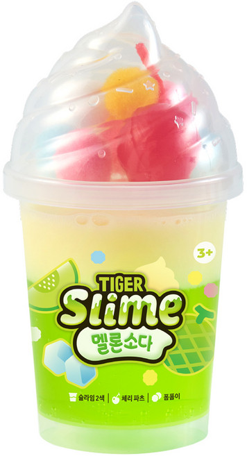 마이리틀타이거 슬라임 셰이크, 멜론소다, 155g, 1개