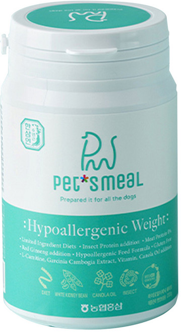 한삼인 강아지 펫츠밀 W 영양제, 200g, 다이어트(체중감소), 1개