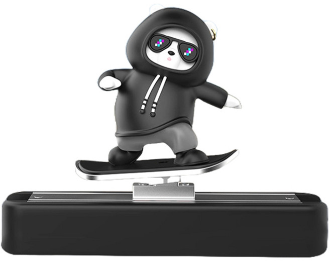 앤티스 차량용 슬라이드 베어 주차번호판, 블랙, 1개