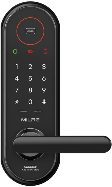 Milre 美樂 免鑽孔智慧型有把手電子鎖, 顧客自行安裝, ME-M56S