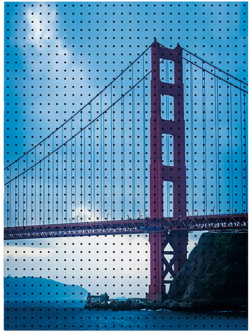 타공판닷컴 샌프란시스코 선셋 UV프린팅 인테리어 타공판 700 x 1200 mm, 혼합색상, 1개