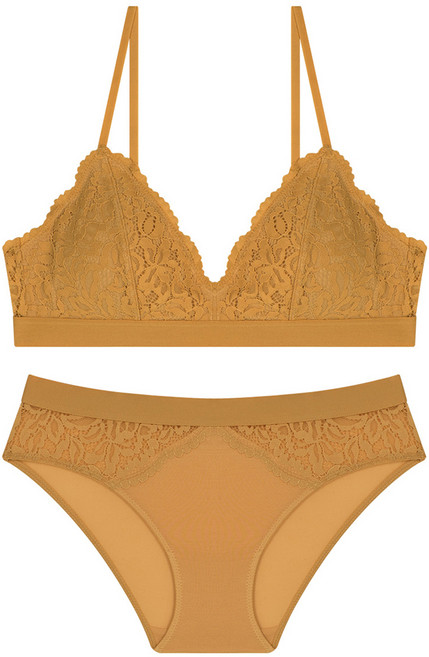 도로시와 여성용 루나 레이스 브라렛 세트