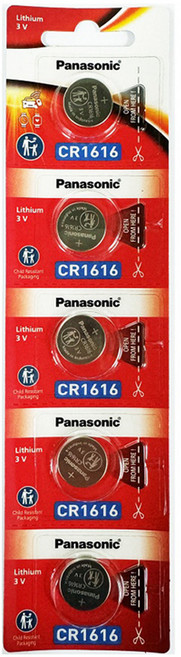 파나소닉 리튬 코인 건전지 CR1616, 5개입, 1개