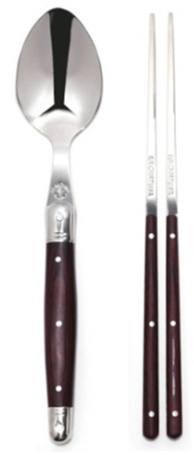 까르투하 오로 한식 커트러리 1인 세트, 우드, 디너스푼 + 젓가락, 1세트