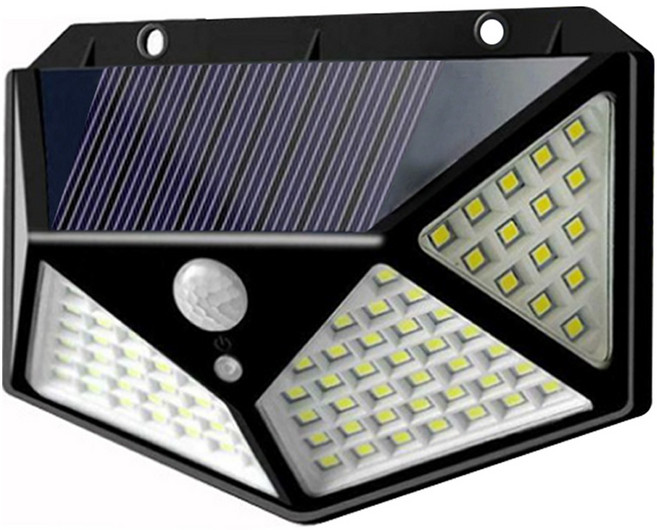 루아즈 태양광 정원등 LED 계단 벽 야외조명등, 검정