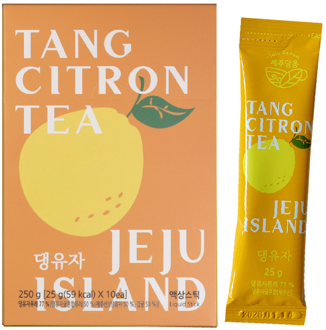 제주담움 댕유자 스틱, 25g, 10개입, 1개