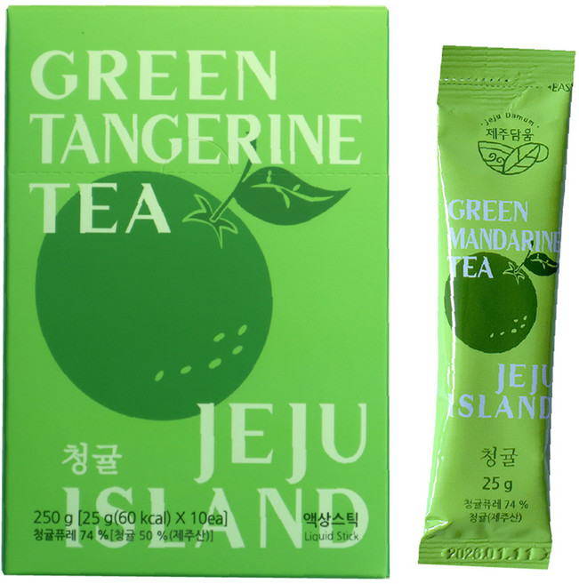 제주담움 청귤스틱 10p, 25g, 1개, 10개입