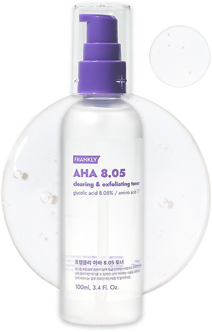 프랭클리 AHA 8.05% 각질 토너, 100ml, 1개