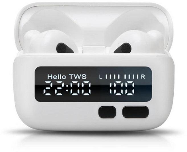 브리츠 프리미엄 레트로 블루투스이어폰 FreePods 화이트 4시간 방수가능