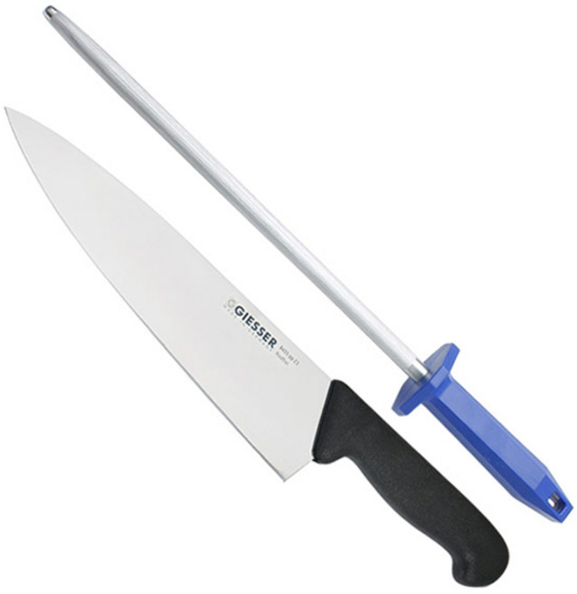 기셀 셰프나이프 23cm + 야스리 30cm, 1세트, 셰프나이프 + 야스리