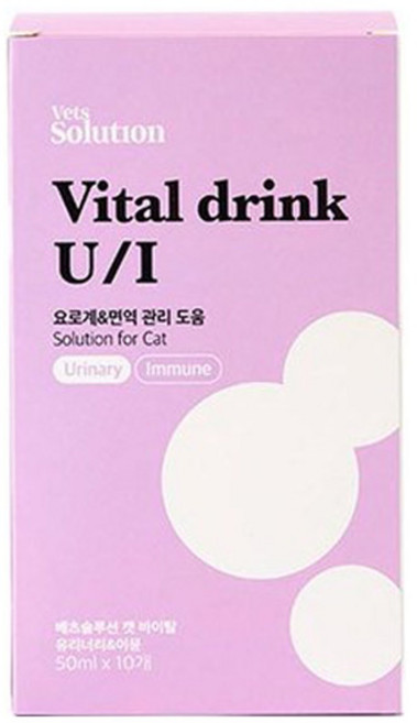 베츠솔루션 고양이 바이탈 드링크 이뮨 보조제, 500ml, 유리너리+결석, 1개