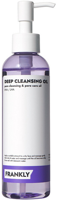 프랭클리 저자극 세정력 딥 클렌징 오일 BHA LHA 블랙헤드 화이트헤드, 1개, 200ml