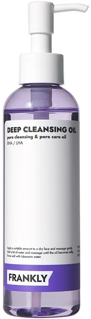 프랭클리 저자극 세정력 딥 클렌징 오일 BHA LHA 블랙헤드 화이트헤드, 1개, 200ml - 쿠팡