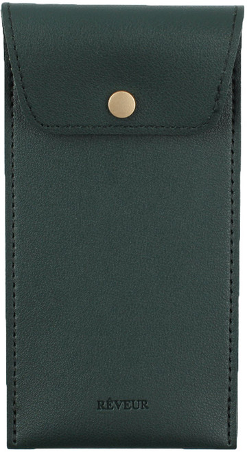 리코즈 레브어 플랫 펜슬케이스, 05 딥그린, 1개