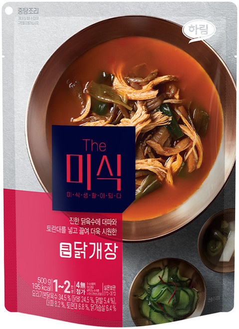 더미식 큰 닭개장, 500g, 1개
