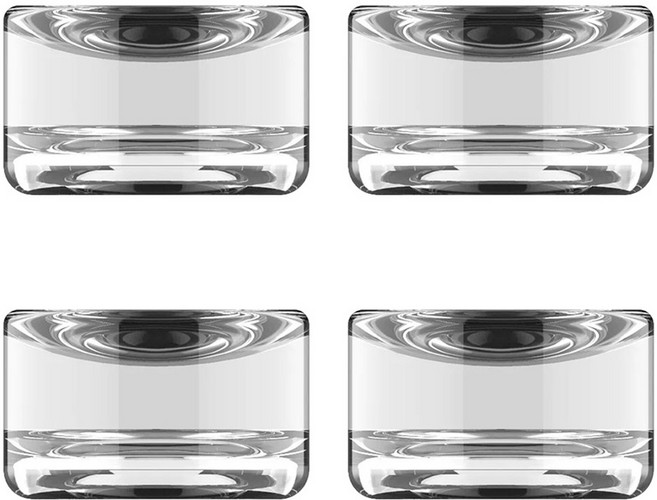 스페이스쉴드 PS5 듀얼센스 PS4 듀얼쇼크 닌텐도 스위치 프로콘 컨트롤러 아날로그 스틱 호환 크리스탈 투명 젤리 스틱 캡, 컴포트, 4개