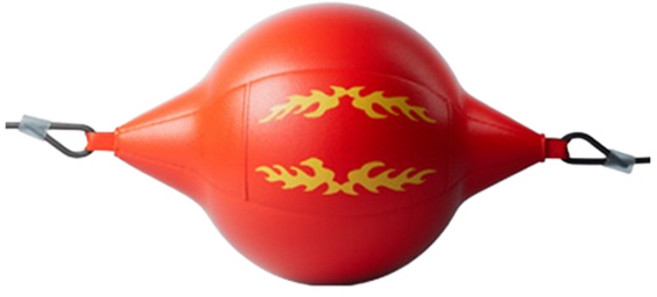 블럭마트 불꽃 격투기 펀치볼, 레드