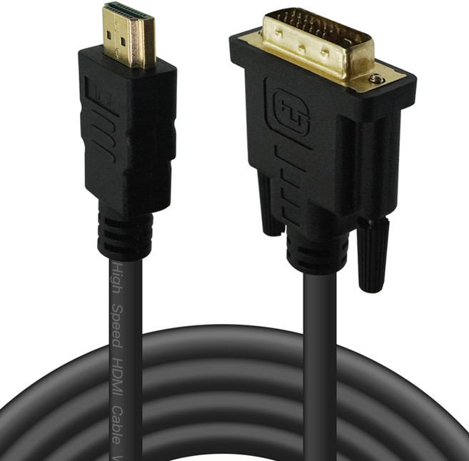 대원티엠티 DWS HDMI 2 to DVI 모니터 연결 케이블, 1개, 1.5m