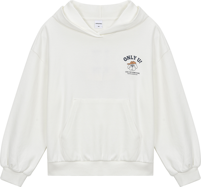 애플핑크 여아용 캐릭터 후드 티셔츠 APK8S509