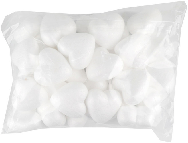 유니아트 대용량 모양백구, 하트, 1개