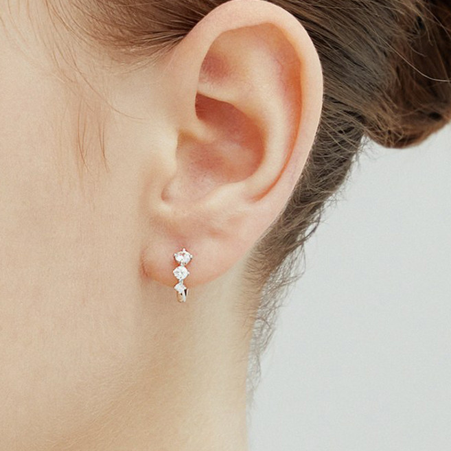 J.ESTINA 女性用 LALA J 耳環 +留言卡+髮圈+購物袋