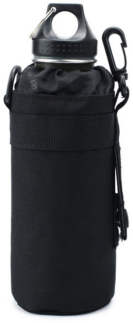 히즈플랜 아웃도어 물병 파우치 블랙