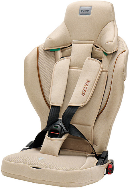 폴레드 레이서 휴대용 카시트 일체형, 멜로우베이지