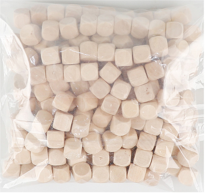 유니아트 편백나무 큐브, 혼합색상, 1개